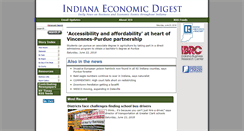 Desktop Screenshot of indianaeconomicdigest.net